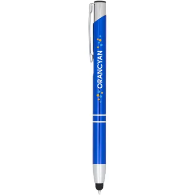 Moneta Anodized Aluminium Click Stylus Ballpoint Pen