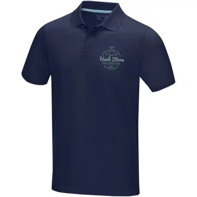 Graphite Short Sleeve Men’s Organic Polo