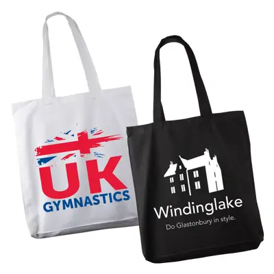 8oz Coloured Canvas Tote Bag with Gusset