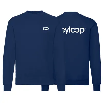 Fruit of the Loom Classic Drop Shoulder Sweatshirt - Front & Back Print