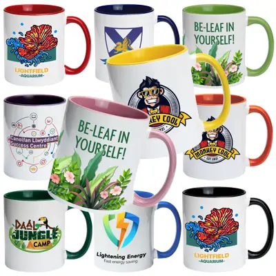 Hampshire Duo Colour Mugs - Low Minimum Order