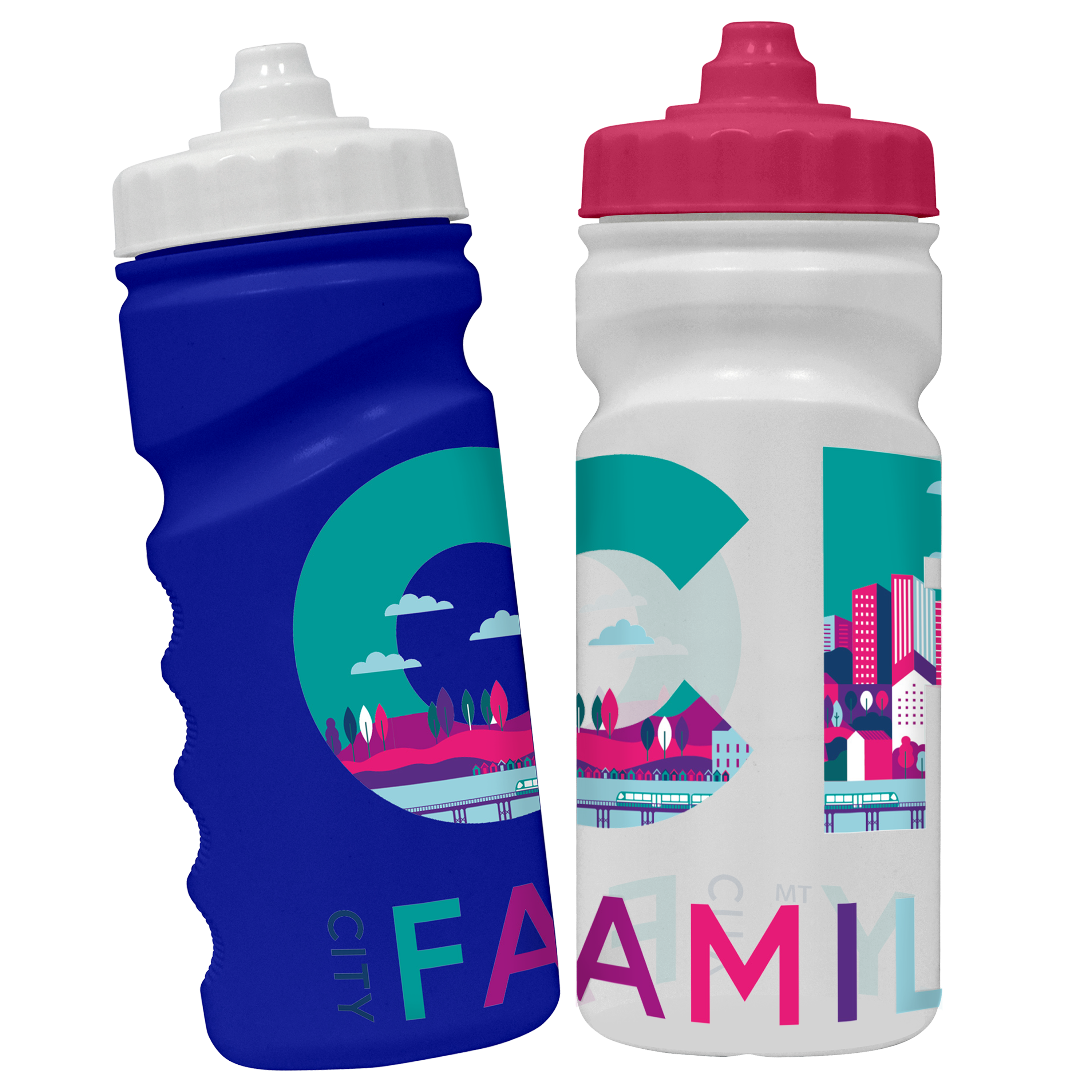 Thirst Grip Valve Sports Bottle 500ml – Full Colour