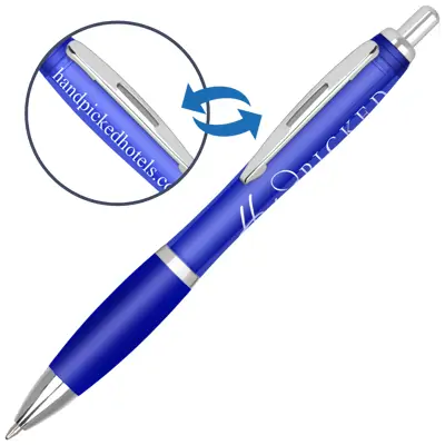 Curvy Printed Pens - 2 Sided