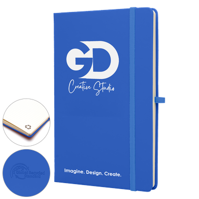 A5 Premium Recycled Soft Touch Lined Notebook