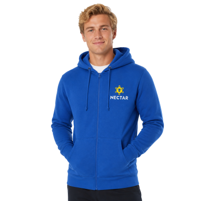 Charon Unisex Full Zip Hoodie - Left Chest Full Colour 