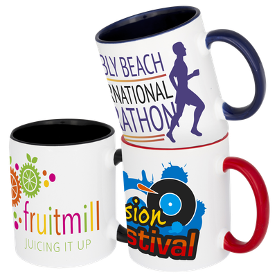 Pix 330ml Ceramic Sublimation Colour Pop Mug