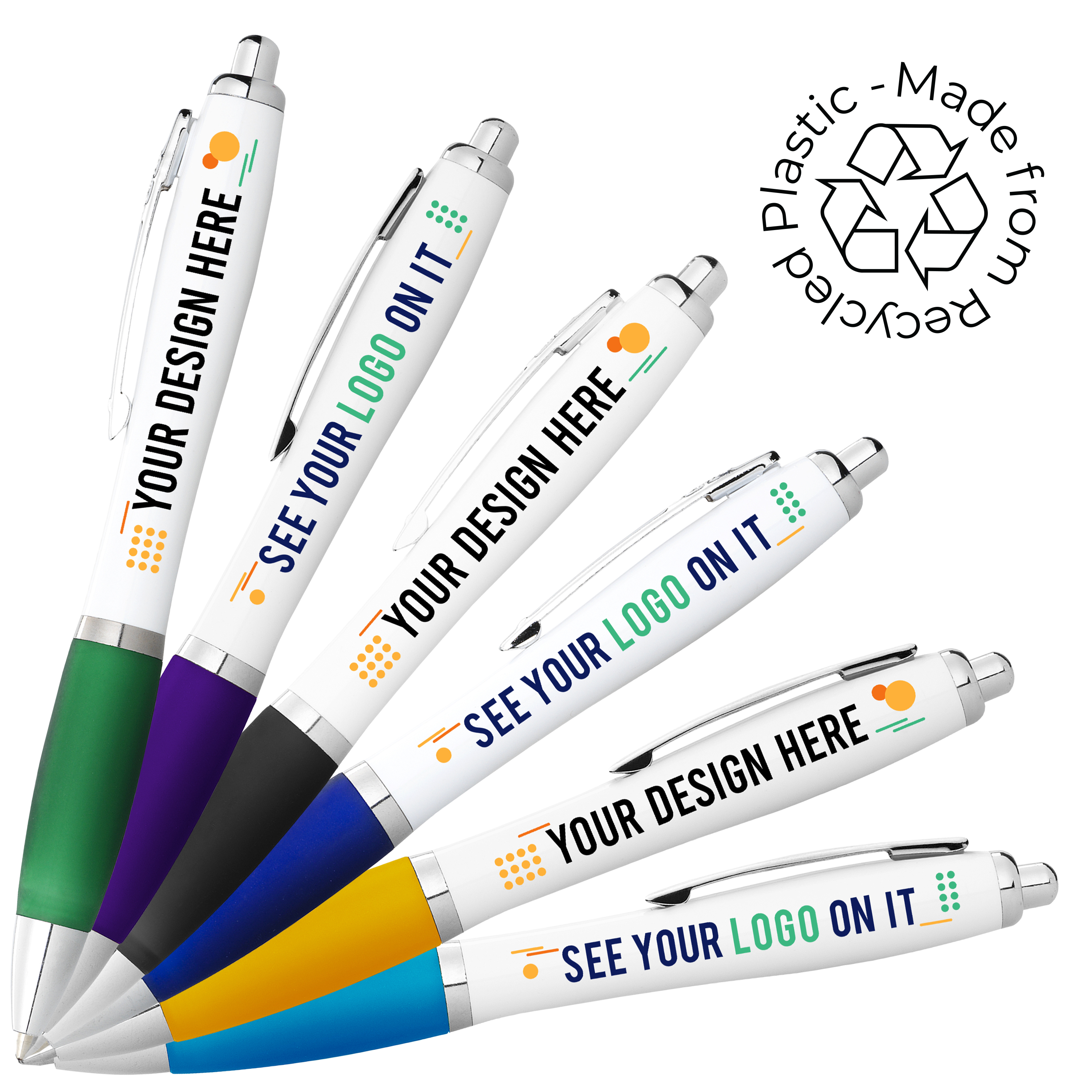 Contour GRS Recycled Ballpen - Full Colour