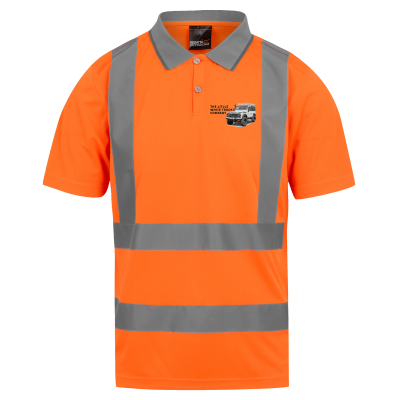 Regatta Hi-Vis Pro Contract Polo - Left Chest Full Colour