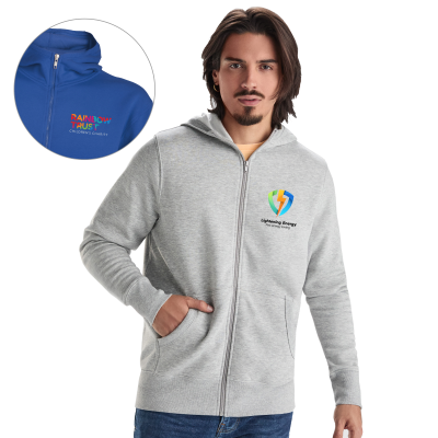 Montblanc Unisex Full Zip Hoodie - Left Chest Full Colour