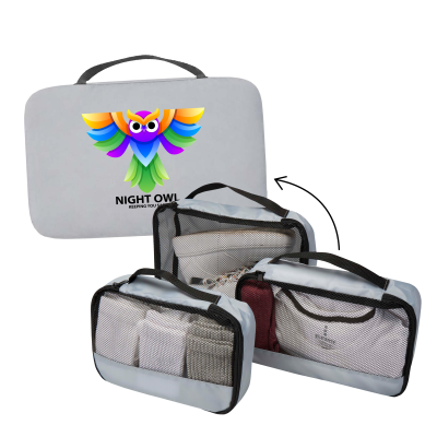 Jet GRS Recycled Packing Cubes - Set of 3
