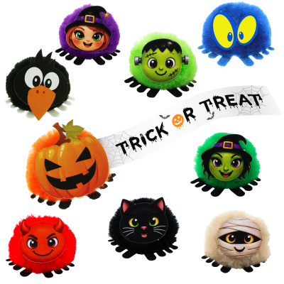 Halloween Logo Bugs