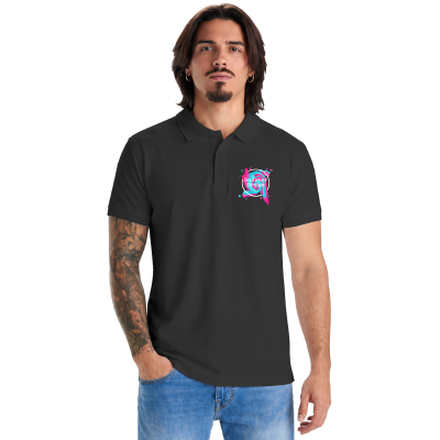 Roly Star Short Sleeve Men’s Polo - Left Chest Full Colour