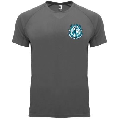 Roly Men's Short Sleeve Performance Sports T-Shirt - Left Chest Full Colour