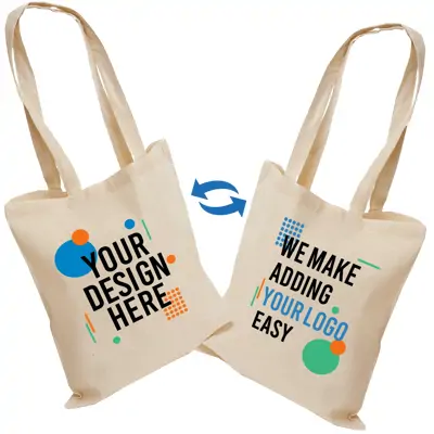 Express Cotton Tote Bags - 2 Sided Print