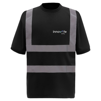 Yoko Hi-Vis Short Sleeve T-Shirt - Left Chest Full Colour