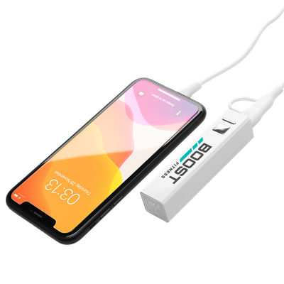 White Cuboid Power Bank