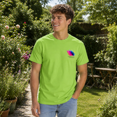 Beagle Short Sleeve Men’s T-Shirt - Left Chest Full Colour