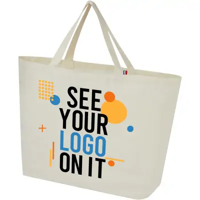 Cannes 200 G/M2 Recycled Shopper Tote Bag