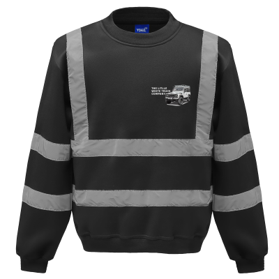 Yoko Hi-Vis Sweatshirt - Left Chest Full Colour