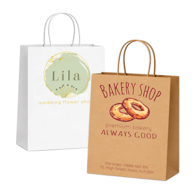Small Twisted Handle Paper Bag