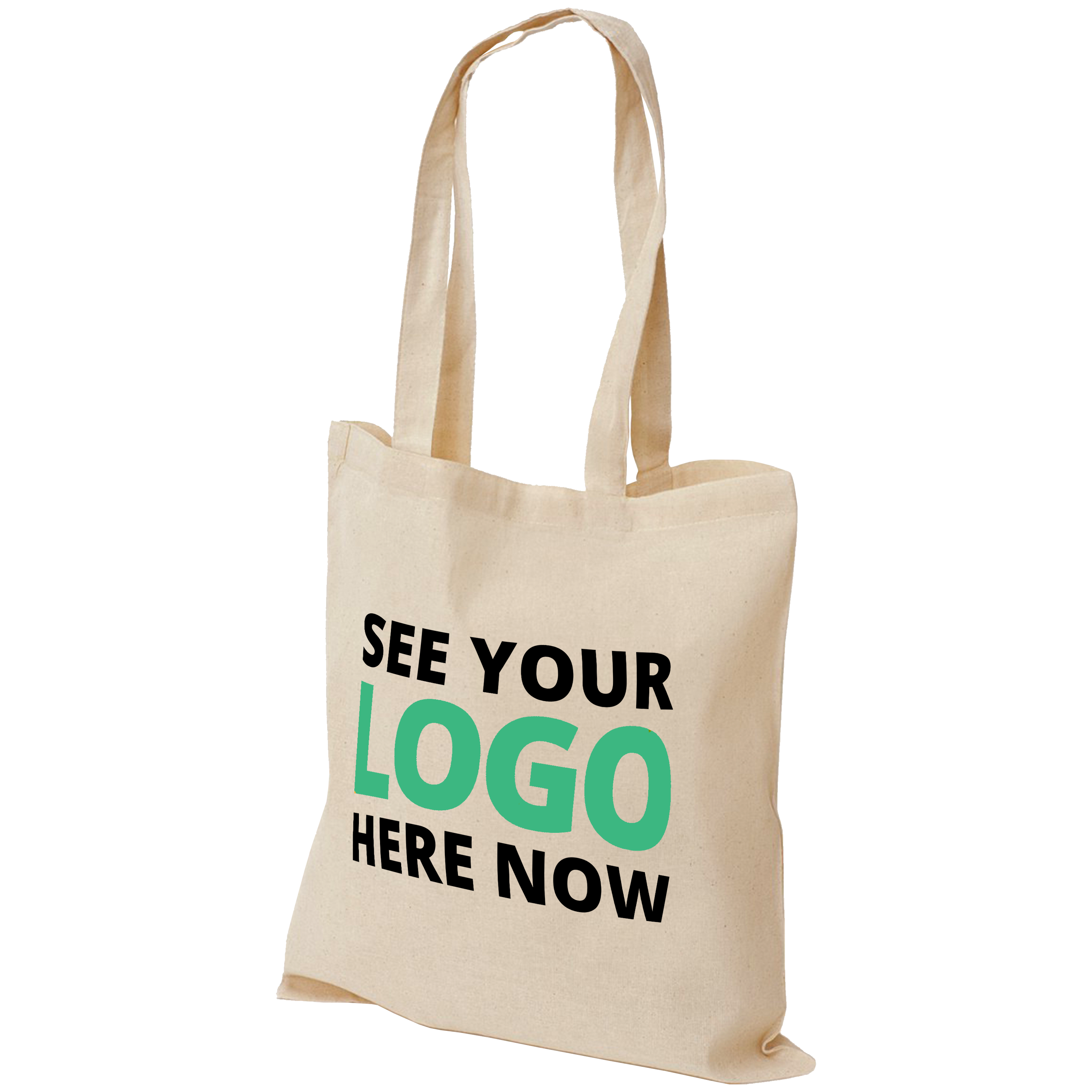 Value 4oz Lightweight Cotton Tote Bags