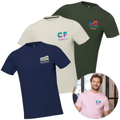 Nanaimo Short Sleeve Men’s T-Shirt - Left Chest Full Colour
