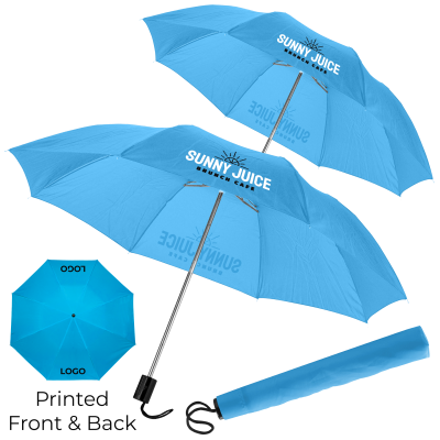 Rafa Telescopic Umbrella - 2 Panel Print