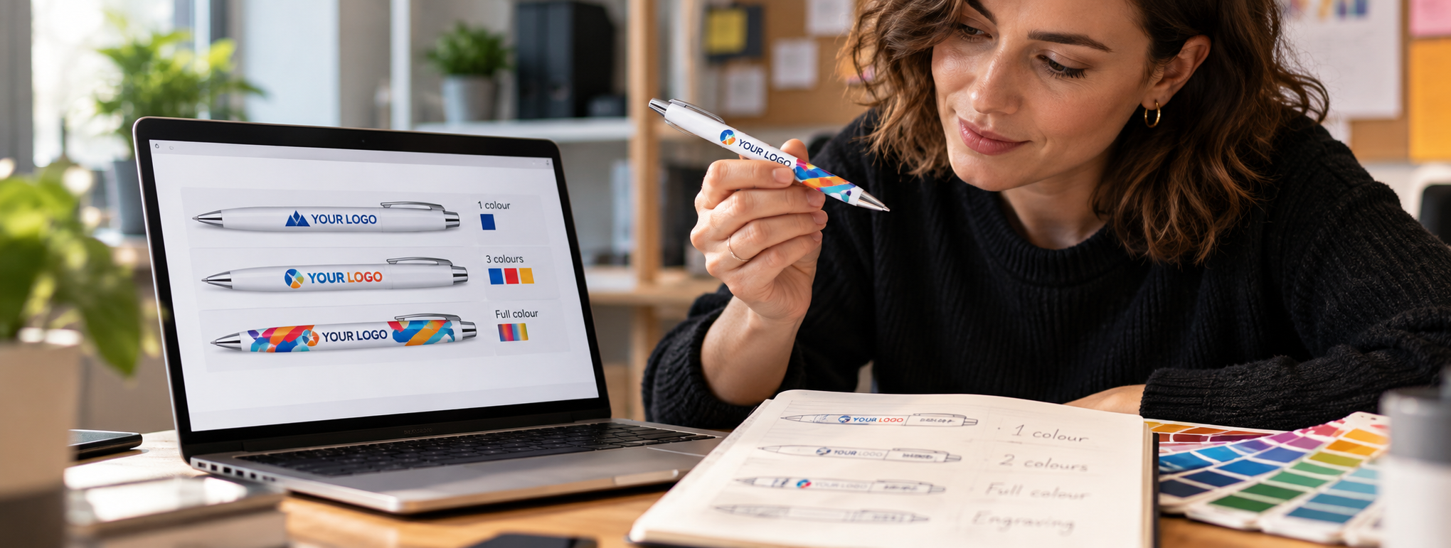 How Many Colours Can You Print on a Promotional Pen?