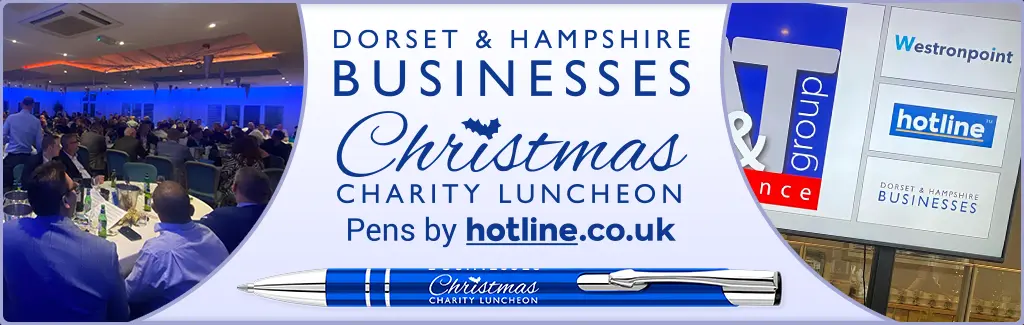 DHB Events: Branded Pens at a Christmas Charity Luncheon