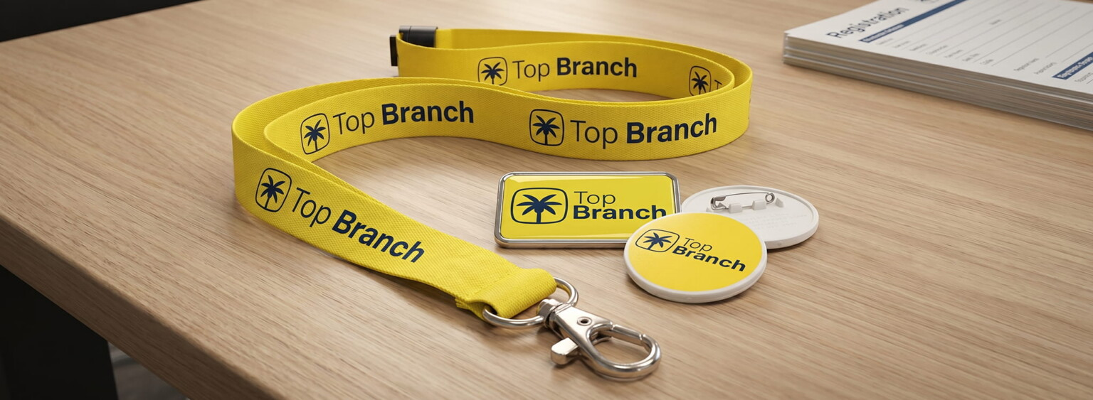 Branded Lanyards and Badges: Essential Event Tools for Brand Visibility and Organisation