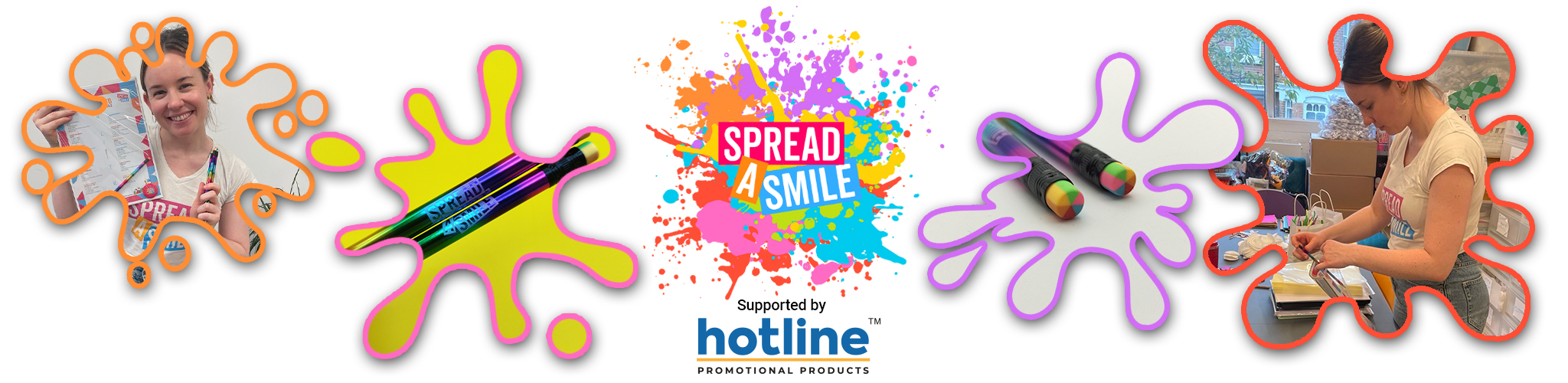 Spread a Smile: Branded Pencils in Art Packs Posted to Children