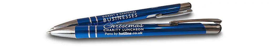 DHB Events: Branded Pens at a Christmas Charity Luncheon