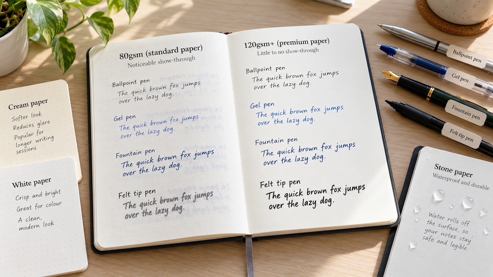 Notebook Sizes, Covers and Paper: Which to Choose
