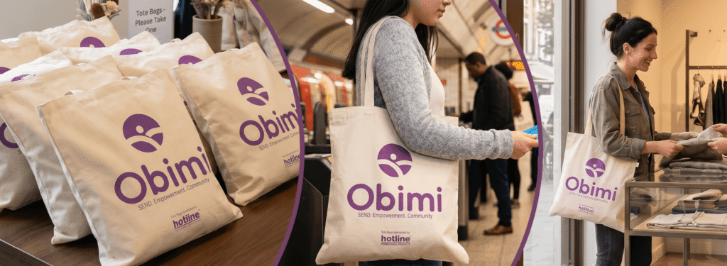 Obimi CIC: Branded Tote Bags as Welcome Packs for a Wellbeing Event