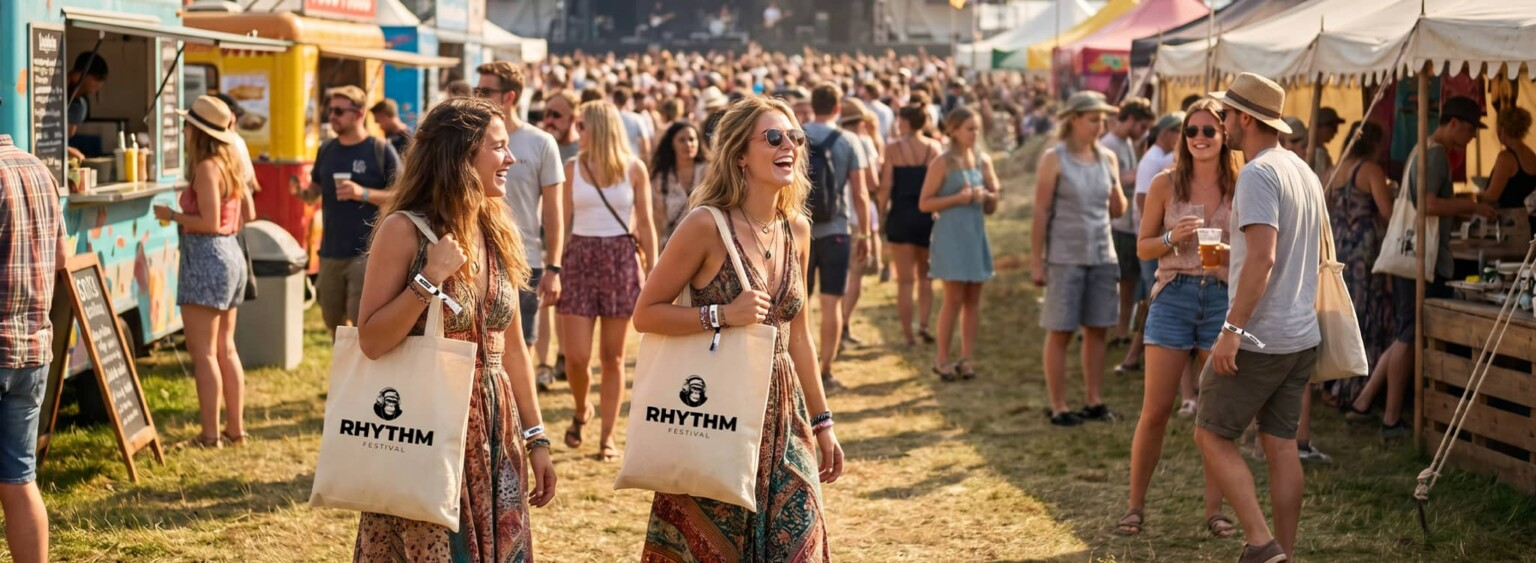 Festival Merchandise: How Promotional Products Maximise Engagement at Summer Festivals